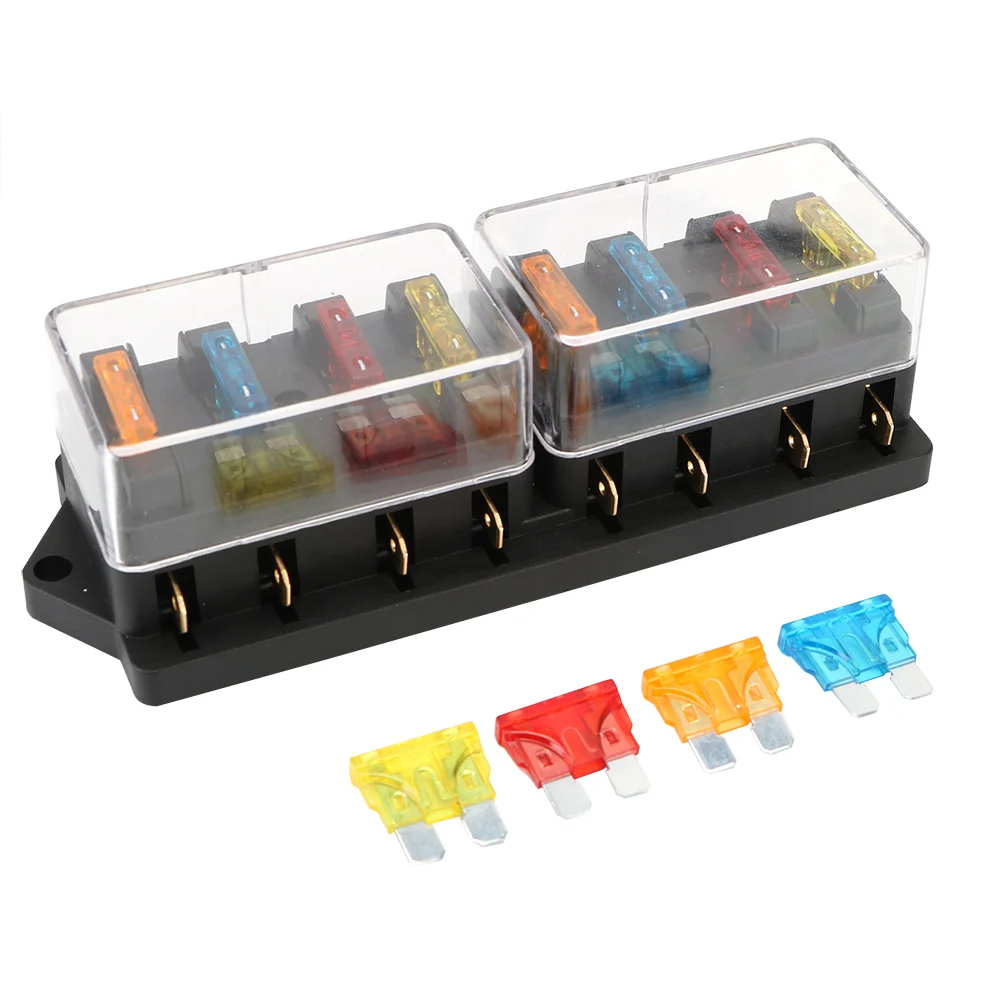 

Блок предохранителей для автомобиля, предохранитель с пластиковой крышкой, 40 А, 32 В, 8 способов