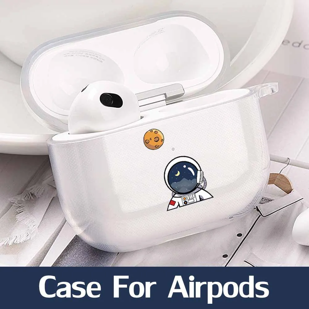 

Астронавт, чехол для Airpods Pro 3, чехол для Airpods 3 Pro 2 1, мягкий чехол для Apple Airpods Pro 3, 2, 1, чехлы
