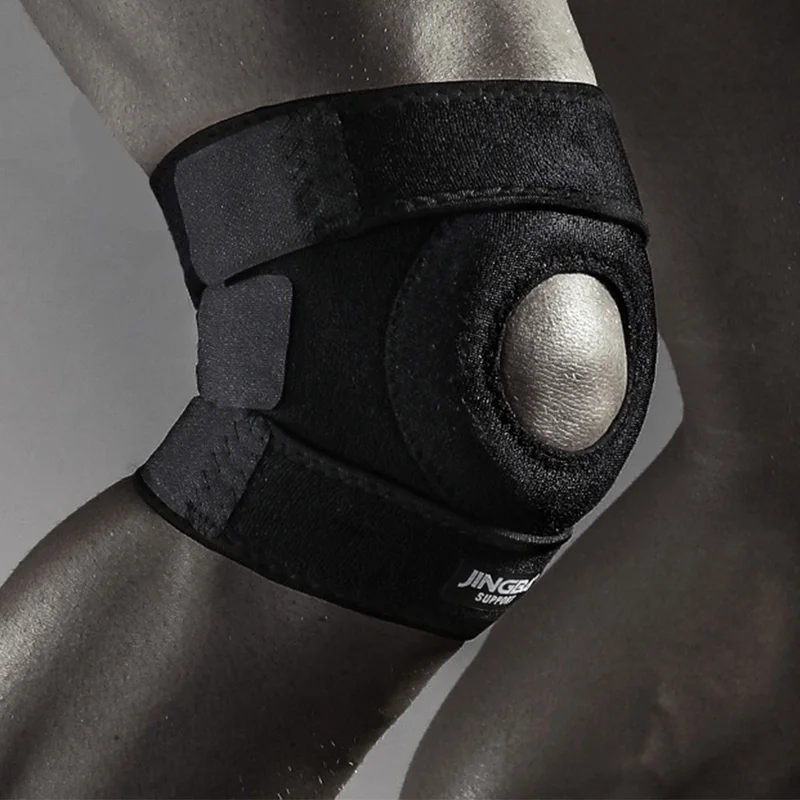 

1 Pc Compression Knee Pads Knee Support Brace Sports Workout Protective Gear Stabilizer Elastic Breathable Adjustable