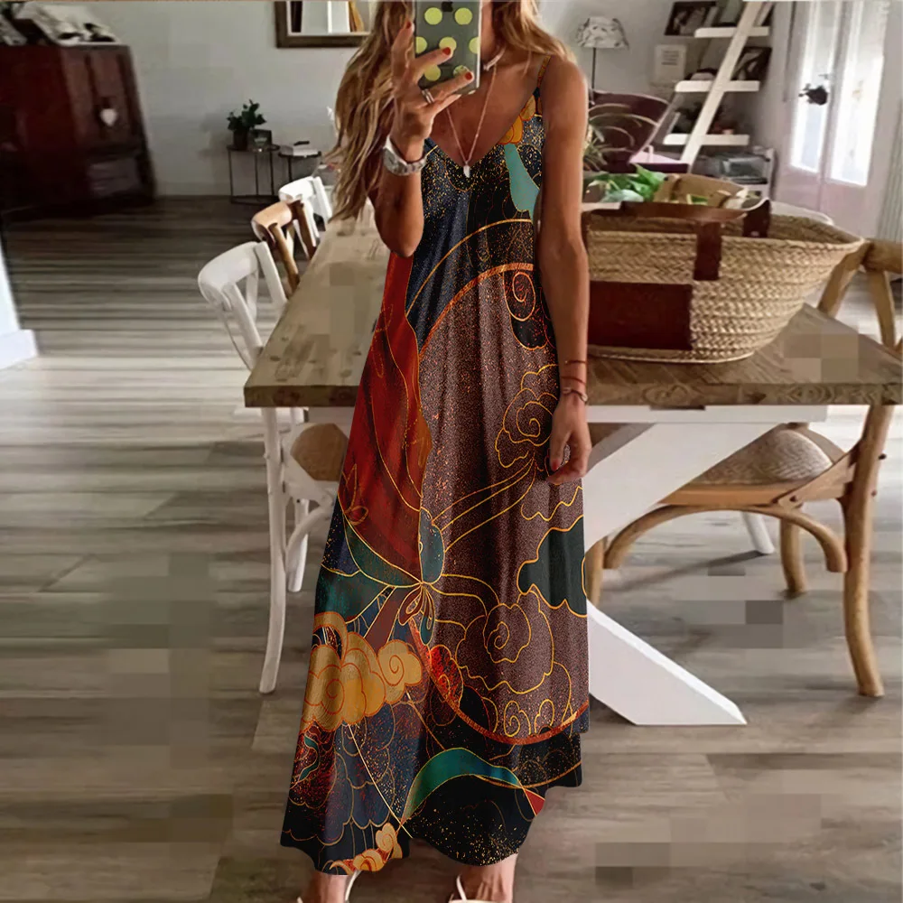Droshipping Personality Dress Vintage 