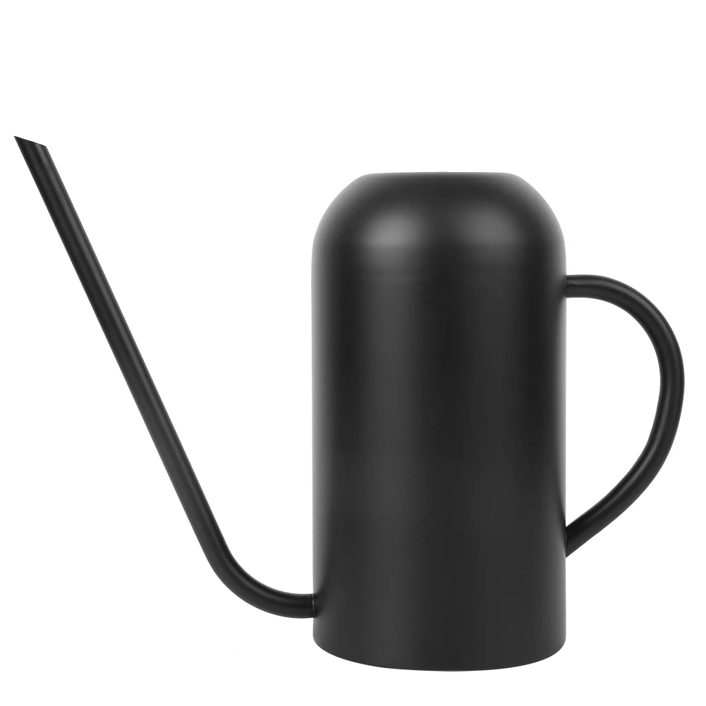 

1.5L Stainless Steel Long Spout Watering Pot for Garden Flowers Plants Irrigation Tool Black Watering