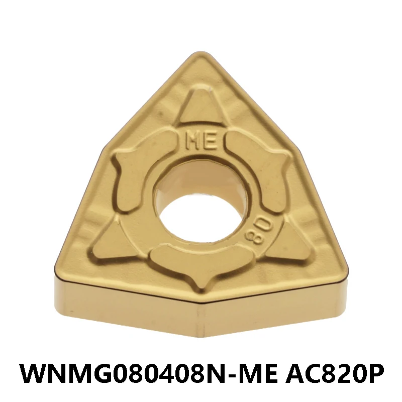 

WNMG 080408 WNMG080408 N-ME Original WNMG080408N-ME AC820P Carbide Inserts CNC Blade Turning Tools Lathe Metal Machine Cutter