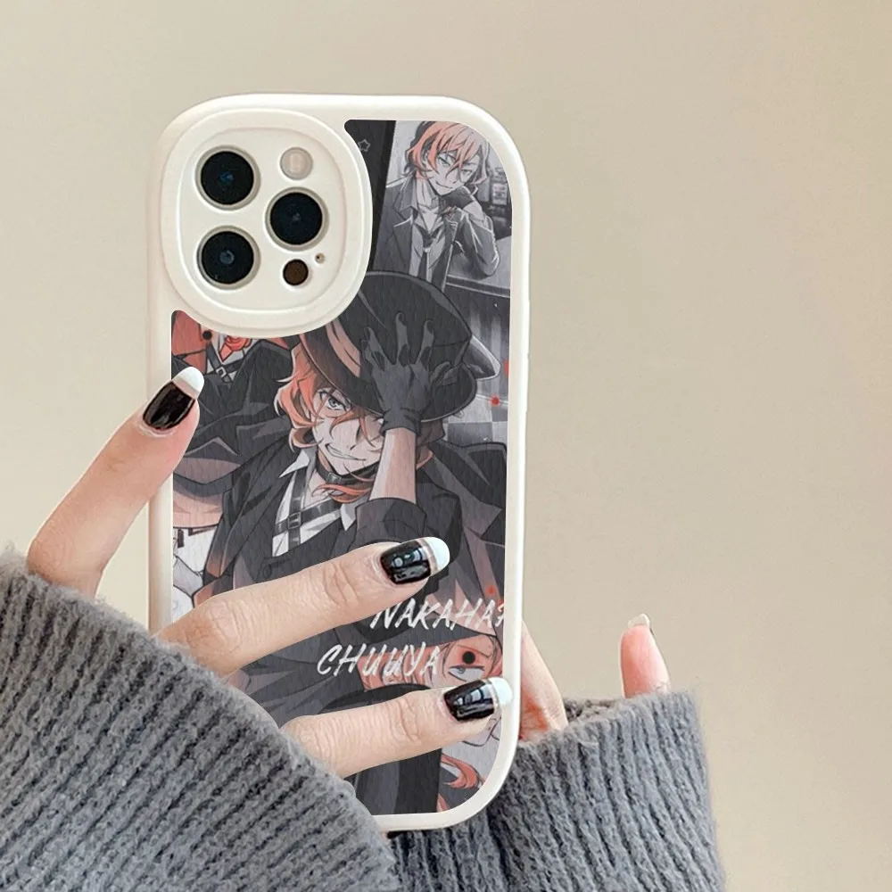 Чехол для телефона Dazai Osamu из японского аниме Bungou Stray Dogs твердой кожи iPhone 14 13 12 Mini 11