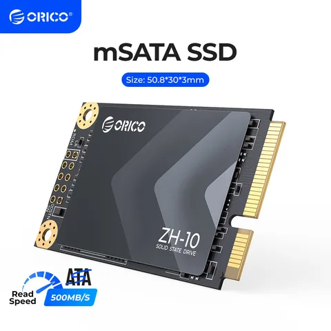 ORICO mSATA SSD 128 ГБ 256 ГБ 512 ГБ 1 ТБ 2 ТБ SATA Внутренний твердотельный жесткий диск 5 Гбит/с 3D NAND SSD для настольного ПК ноутбука