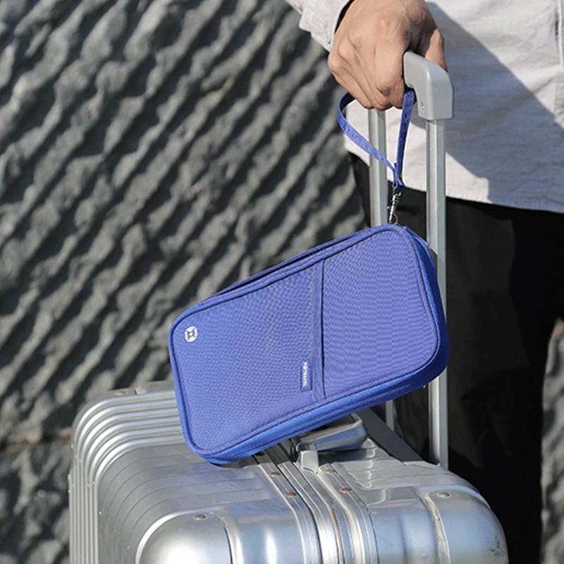 Travel Wallet for Passport Holder Waterproof RFID Document Case Strap Portable Organizer Family Accessories Cover Bag Cardholder