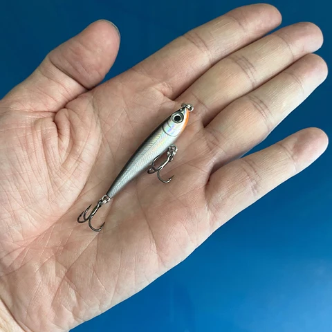 Ульсветильник Кая Тонущая приманка-карандаш, жесткие рыболовные приманки 48 мм, 2,8 г, маленькая рыболовная искусственная приманка для ловли окуня и форели