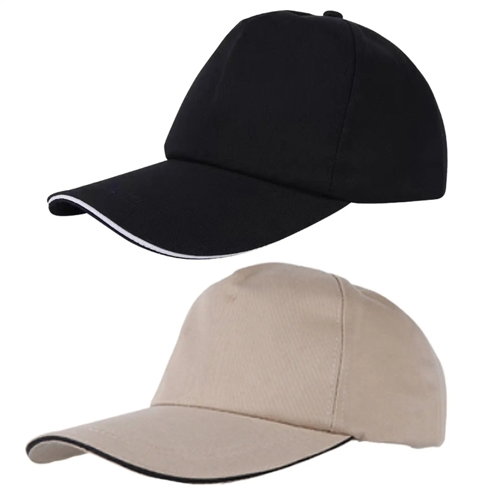 

Baseball Hat with Insert Breathable Sun Visor Casual Long Brim Safety Hat