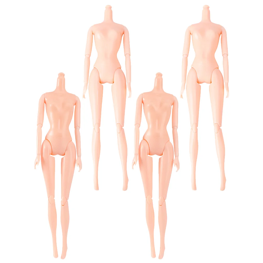 

4 Pcs Cakesicles Mold Model Bottom Body Toy DIY Articulated Joint Plastic Naked Child