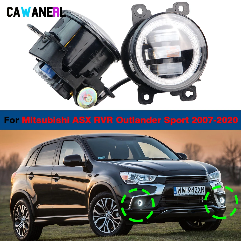 2 шт. светодиодные противотуманные фары в сборе 30 Вт H11 автомобильные ангельские