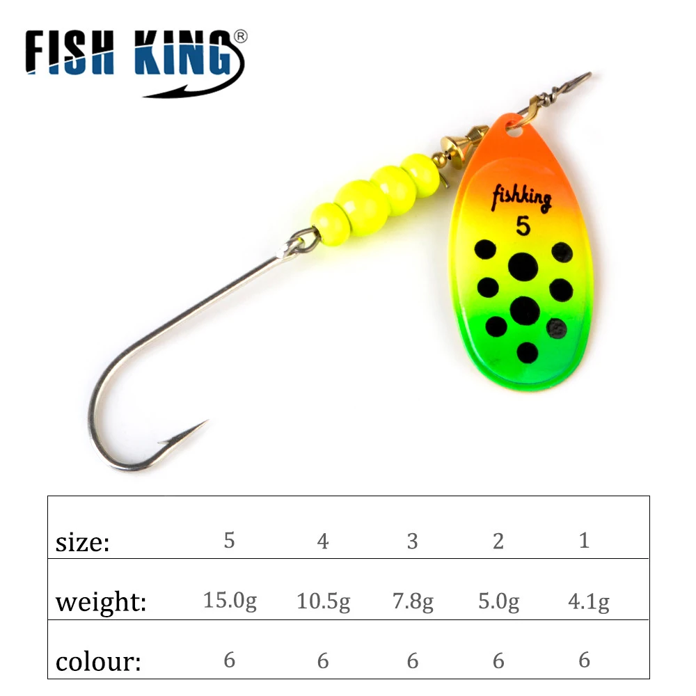 Фото Рыболовные приманки FISHKING, металлические приманки, 4g, 7,8 г, 10. №3