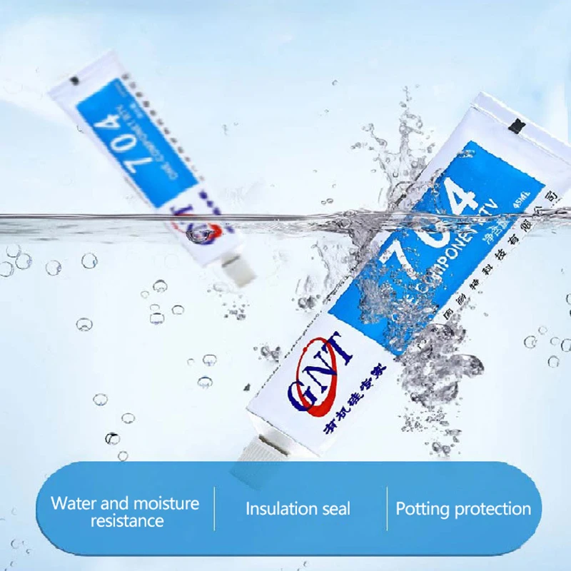 

45 мл 704 фиксированный устойчивый к высоким температурам силиконовый каучук изолированный Водонепроницаемый клей