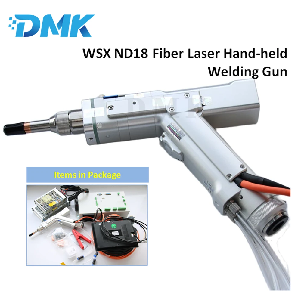 Ручной портативный волоконно-Лазерный сварочный пистолет WSX ND18a точечный