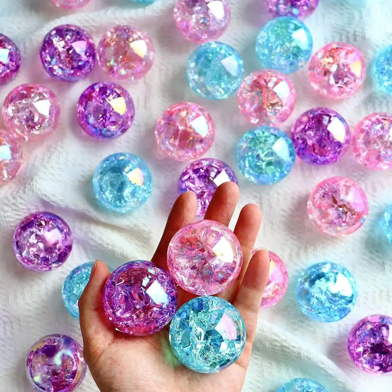 Кристально чистая кварцевая сфера для медитации целебный камень подарок Рейки