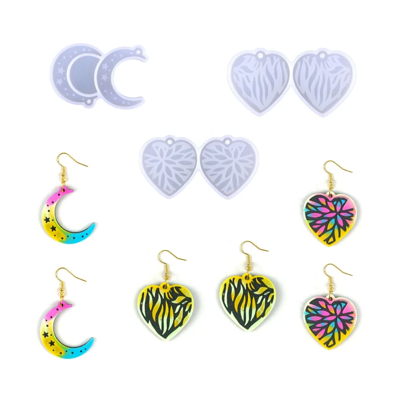 Серьги в палитре бриллиантовые серьги сделай сам подвесная форма силиконовая -