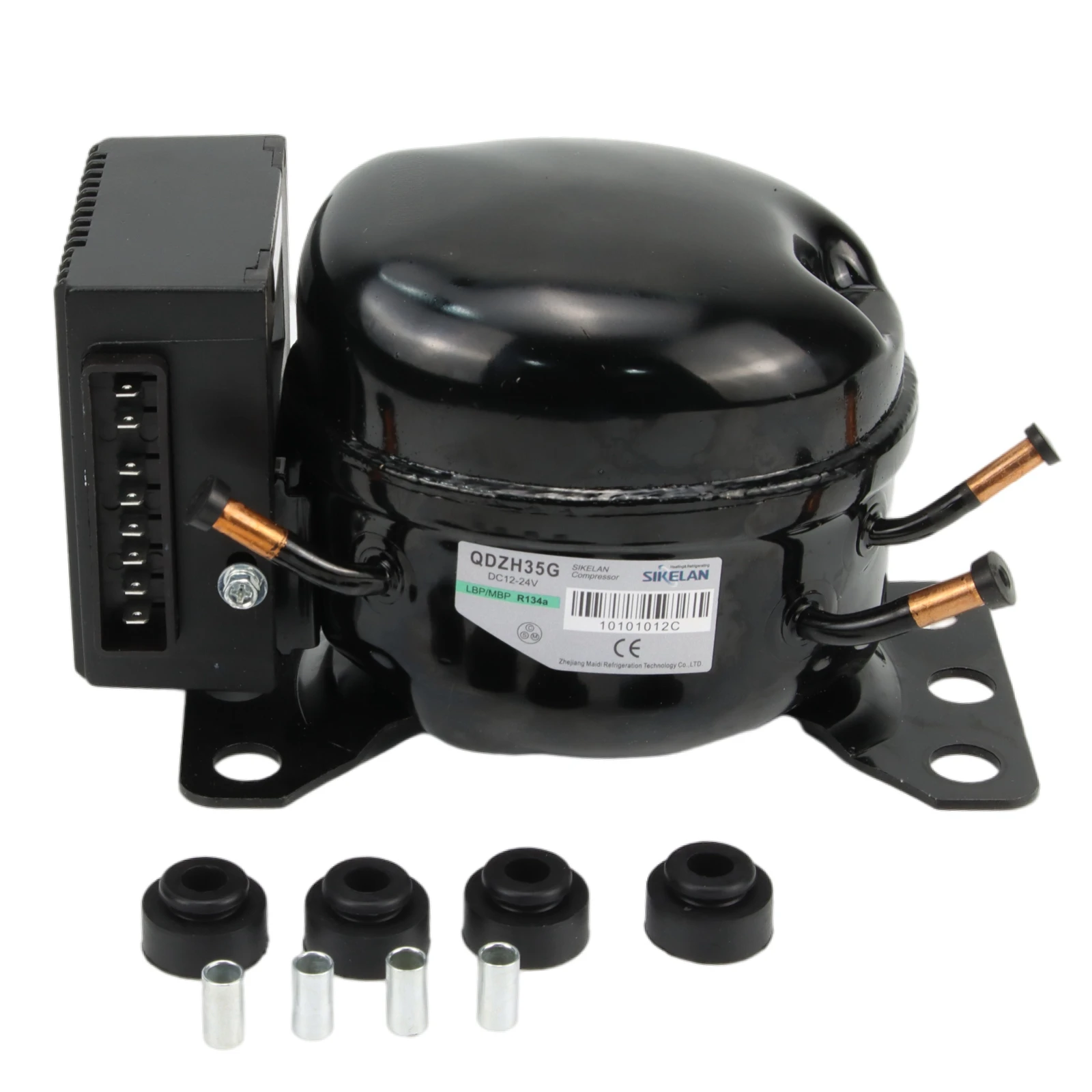 

Автомобильный воздушный компрессор R134AR600A12 12 В 24 В постоянного тока, компрессор, Электрический бокс, контроллер, автозапчасти, черный, абсолютно новый