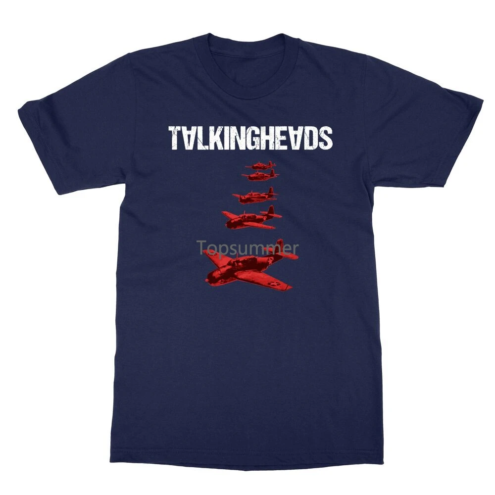

Talking Heads David Byrne True Stories Plane Retro Vintage Men'S T-Shirt
