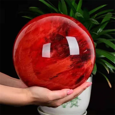 Красный кварцевый шар Degaussi