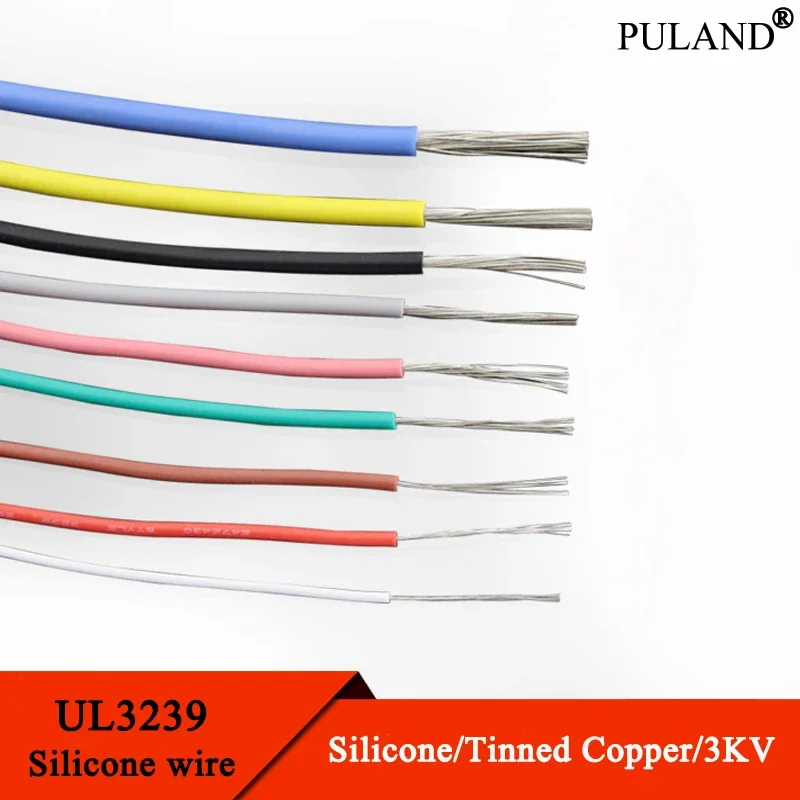 

PULAND Провод UL3239 медный силиконовый 2/5 м
