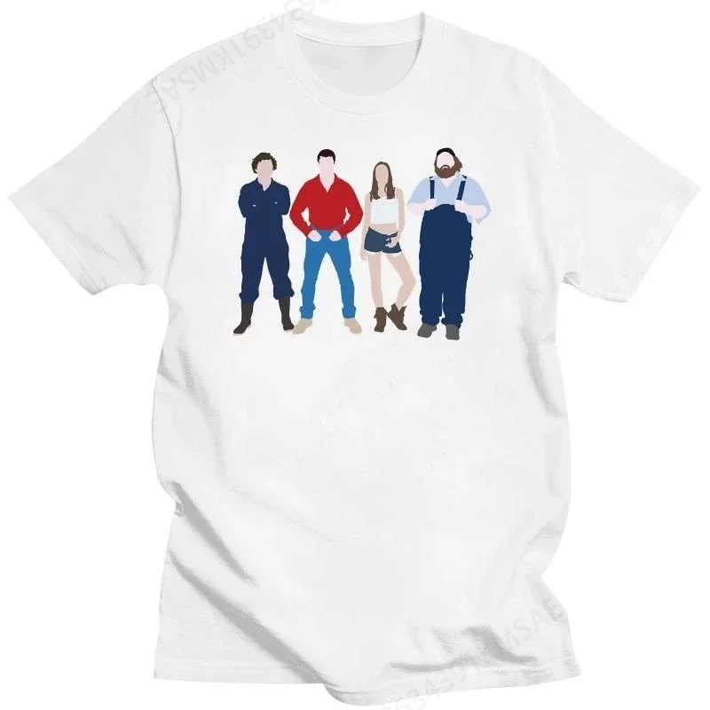 Футболка с надписью Уэйн Кэти Дэрил и Дэн летки