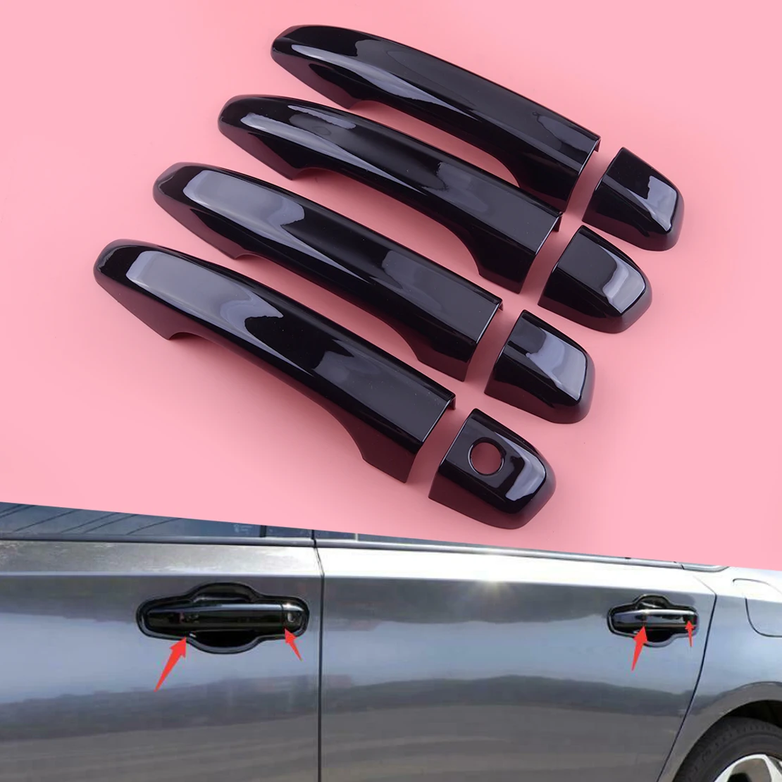 

1 комплект, крышки для ручек и дверей для Honda Accord 2018 2019 2020 2021