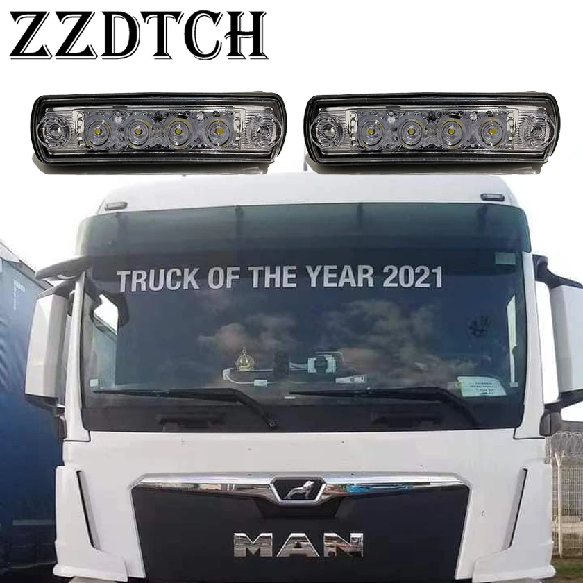 

2 PCS 24V LED sunvisor Lamp for MAN TGX/TGL/TGS truck sunvisor lamp 81252606121