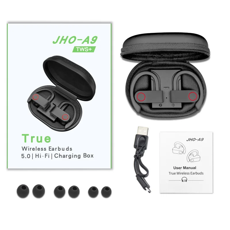 

TWS-стереонаушники A9 с поддержкой Bluetooth 5,0