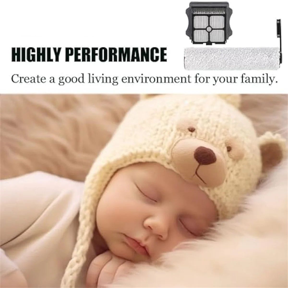 Запасные части для беспроводного пылесоса Tineco Floor ONE S5/Floor One S5 Pro 2 3 шт. щеточных