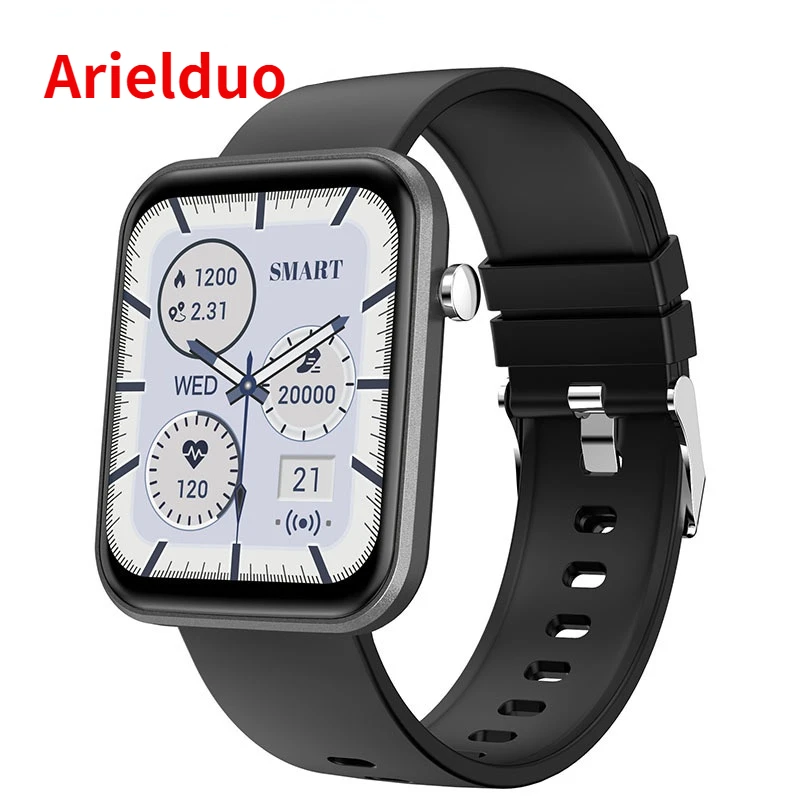 2022 new cross-border smart watch full touch screen heart rate blood pressure blood oxygen smart bracelet