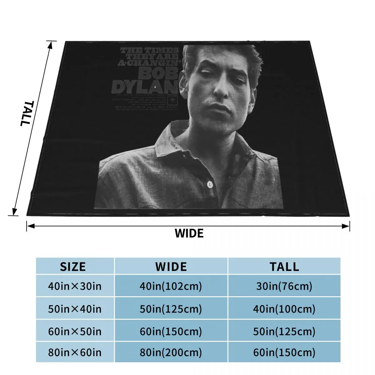 Боб Дилан The Times They Are Changin для взрослых синяя джазовая рок-музыка дешевая цена