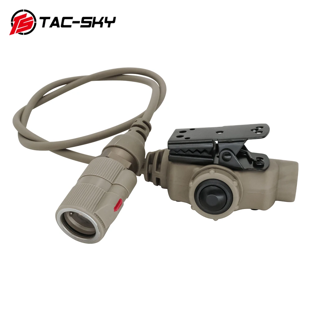 TAC-SKY U94 V2 6Pin PTT Tactical Shooting Hunting Headphone Adapter for AN/PRC 152148 Tactical Walkie Talkie