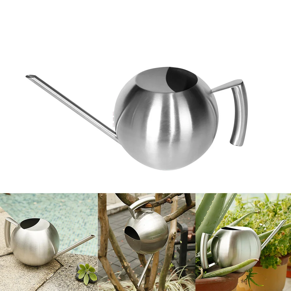 

Stainless Steel Water Pitcher Succulent Watering Device Flower Gardening Tool Kettle Metal