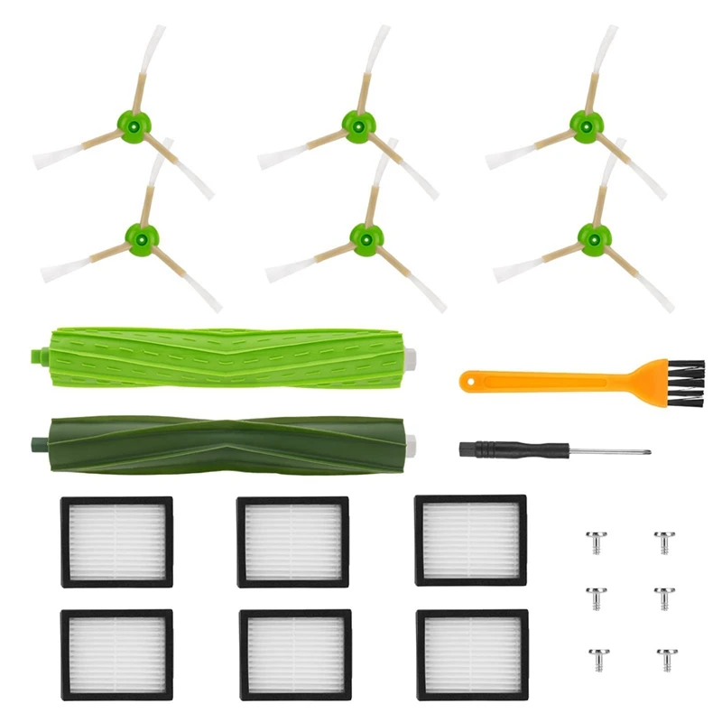 

Запчасти для Irobot Roomba I7 I7 + E5 E6, сменные детали, основная и боковая щетки, фильтры НЕРА