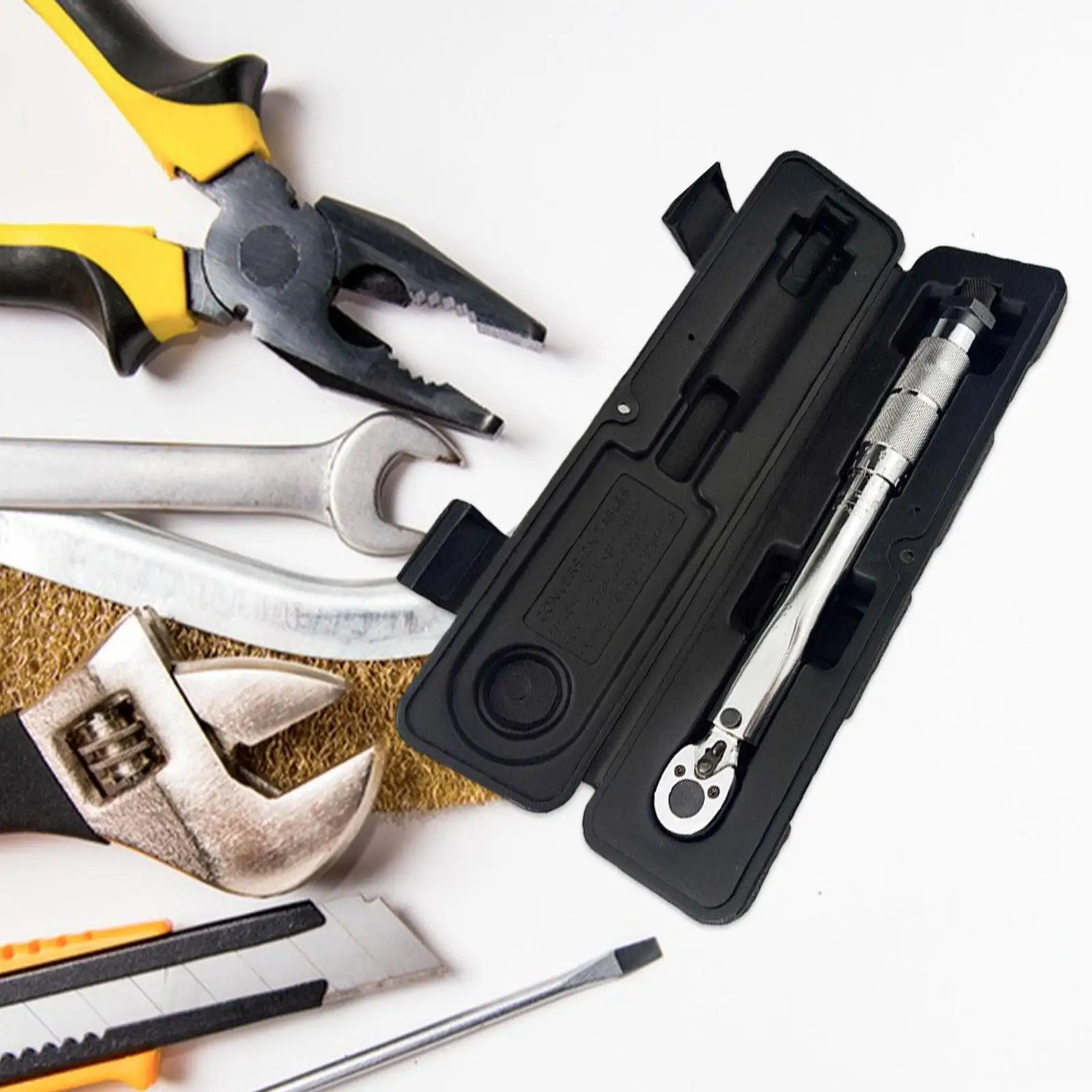 Профессиональный Регулируемый динамометрический ключ с квадратным приводом 1/4