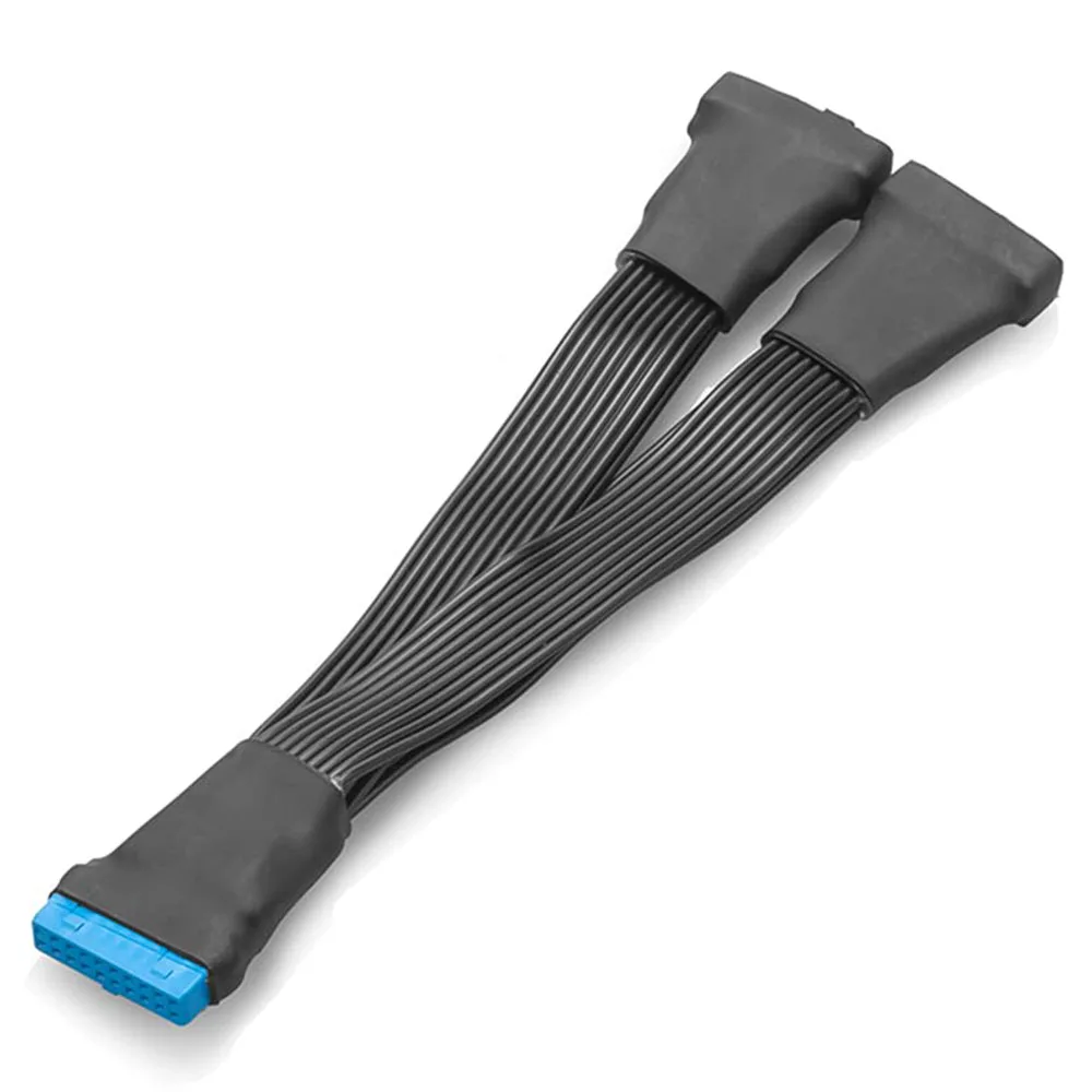 

2 шт., кабель-удлинитель для материнской платы USB 3,0, 19 контактов