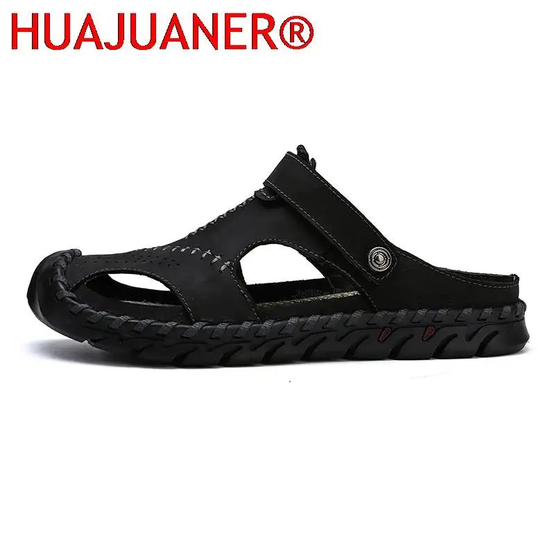 Новые мужские сандалии высокого качества большие размеры 38-48 летние