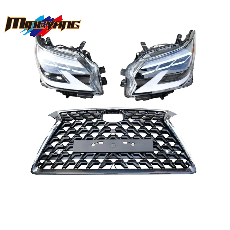 Фото One Stop, высокое качество GX460, 2020, комплект кузова, решетка фары для lexus GX460 2014+, обновление 2020, Bodykit №1