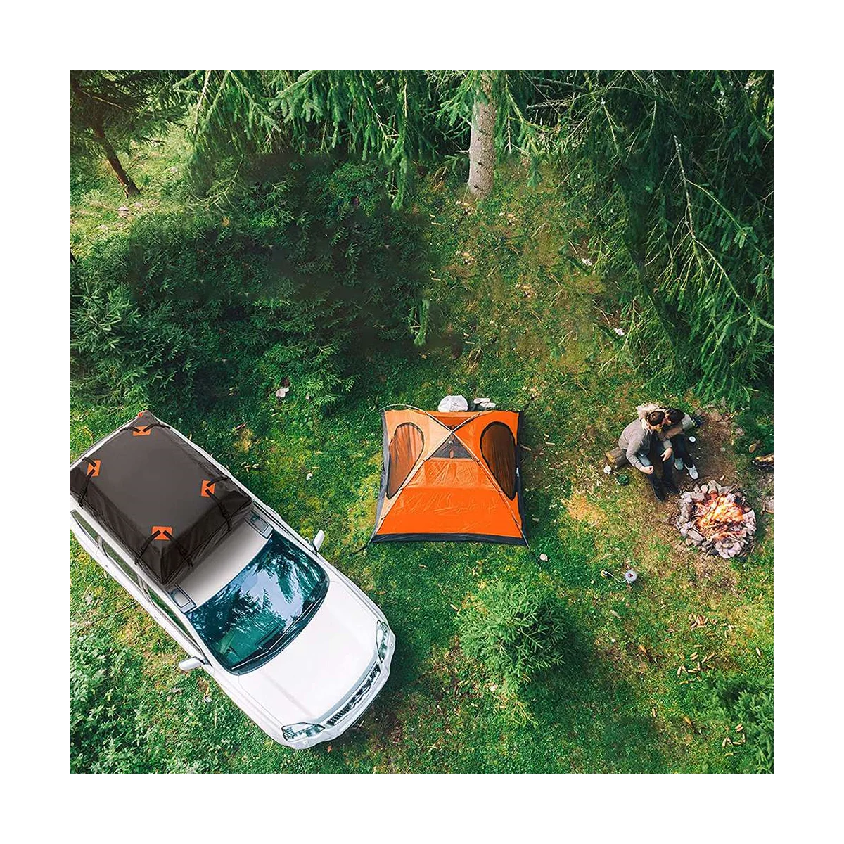 600D оксфордская тканевая Автомобильная сумка на крышу для хранения багажа