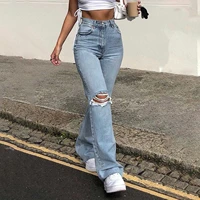 autumn fashion new womens jeans y2k high street waist denim trousers cotton baggy jeans young loose womens classic pants
