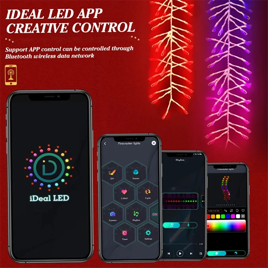 Гирлянда с RGB-подсветкой 1 68 м 2 в