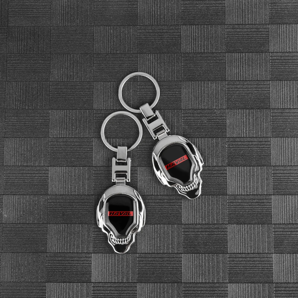 

3D Fashion Metal Epoxy Logo Car Key Chain Rings Key Pendant Gifts For Haval Dargo Jolion H6 3th 2021 2022 H1 H2 H9 H3