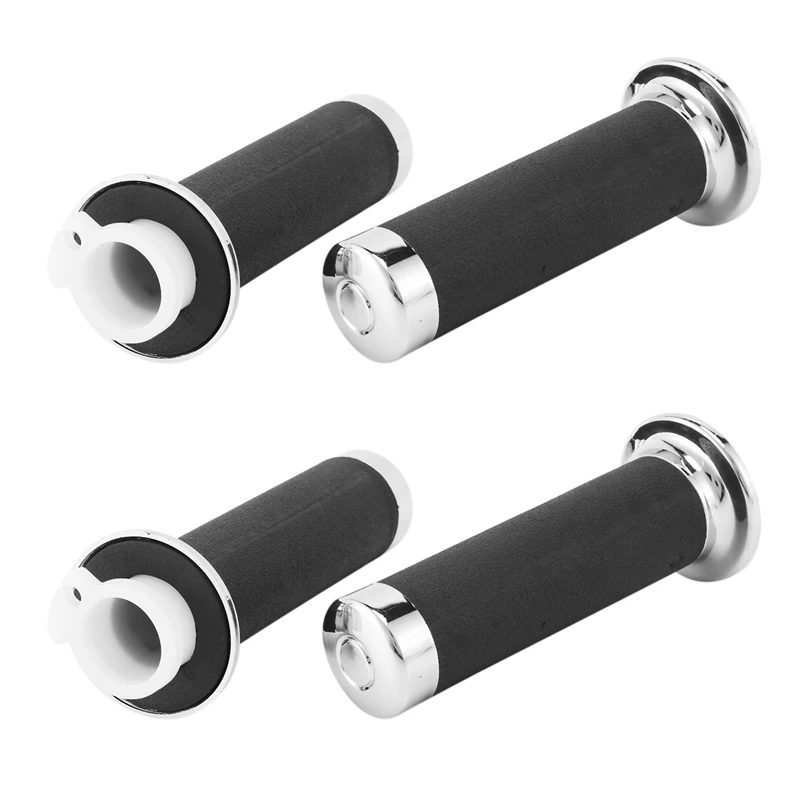 

4X Motorcycle 1 Inch Hand Grip 25mm for Honda Shadow VT/XVS 400/600/750/1100/1300 Magna