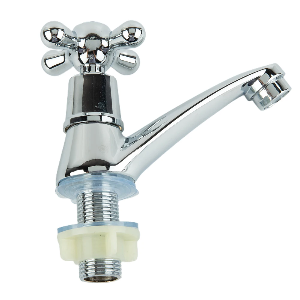 

Single Cold Water Tap 1 Pcs Taps Bathroom Thread Tap Zinc Allo Bathroom Faucet Hot Sales Quick Open Single Cold