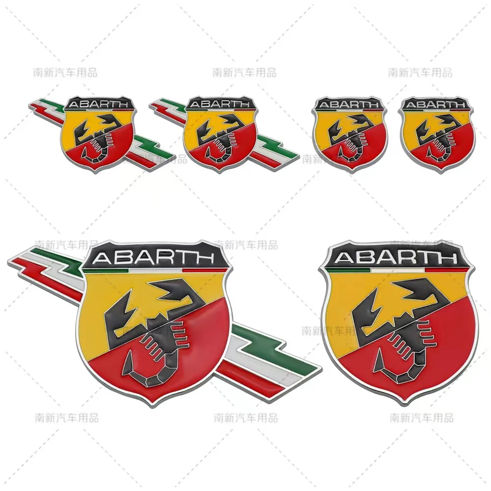

For Abarth abarth scorpion sticker Italian flag car sticker Fiat Fiesta