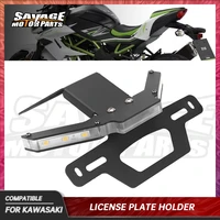 for kawasaki z125 z1000 z1000r license plate holder motorcycle accessories led light tail tidy fender eliminators kit bracket