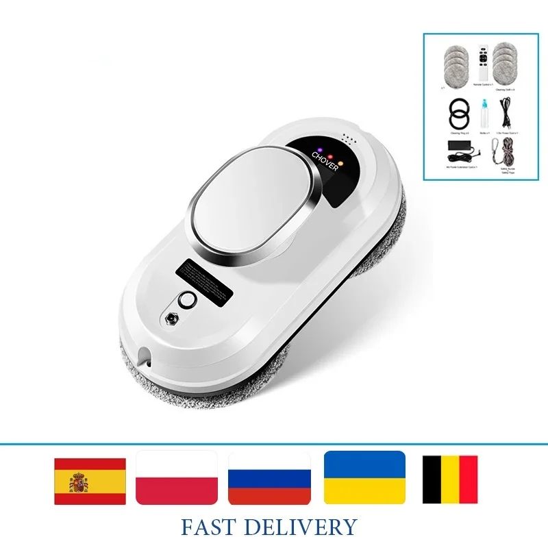 

Robot vacuum cleaner window cleaning robot window cleaner electric glass limpiacristales remote control for home appliance