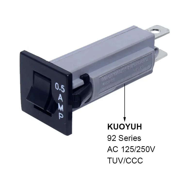 Kuoyuh 92 серия миниатюрный защита от перегрузки 0.4A 1A 1 5 6A 7A 10A 15A Электрический