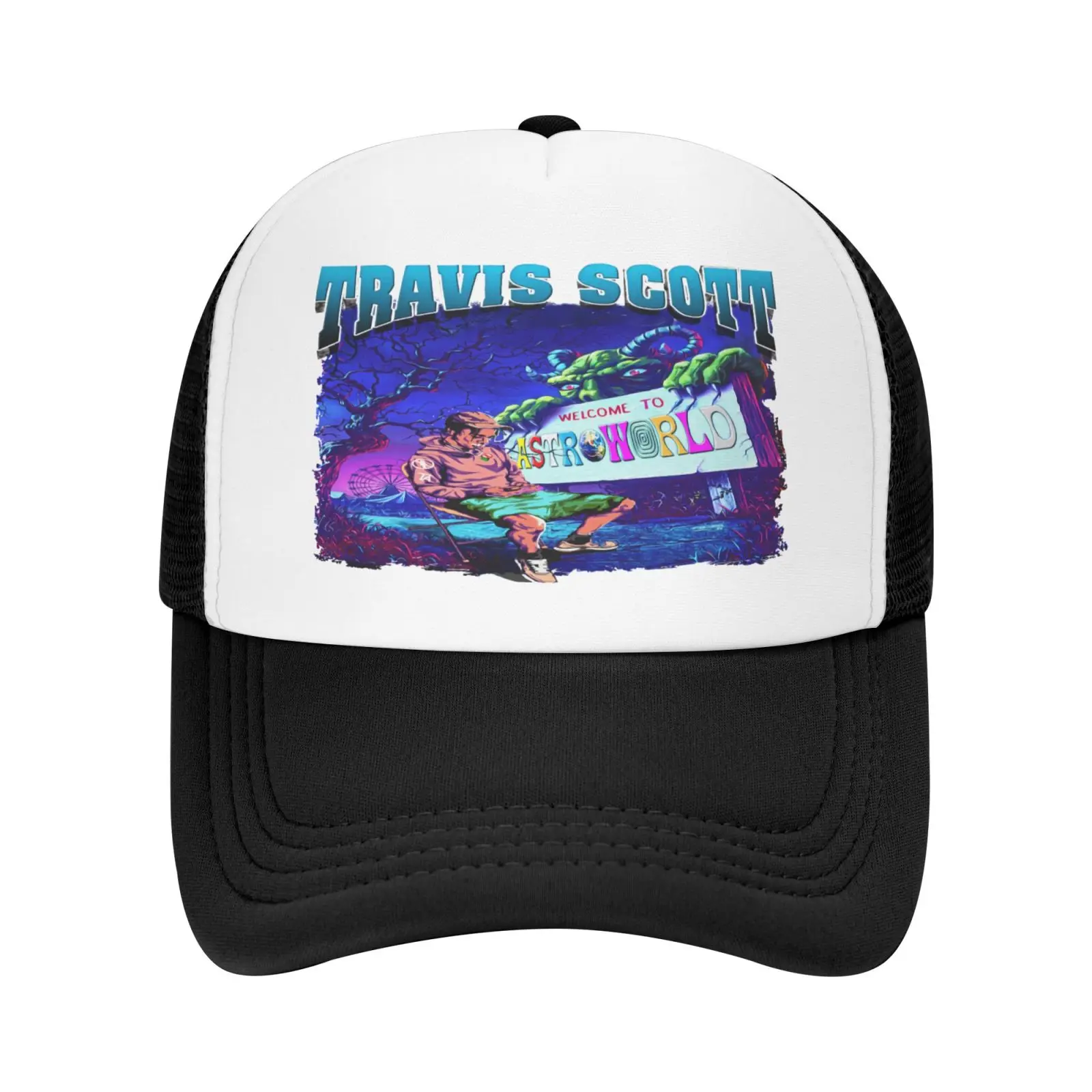

Travis Scott Welcome To Astroworld 2019 Cap Cowgirl Beach Summer Bucket Hat Man Hat Men's Caps Hat Men's Winter Hat Cowboy Hat