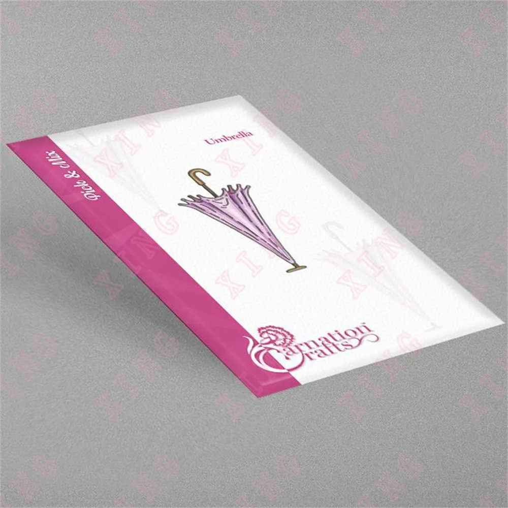 

2022 Christmas Arrival New Metal Cutting Dies Diy Handmade Craft Umbrella Die Scrapbook Album Card Decoration Embossing Template