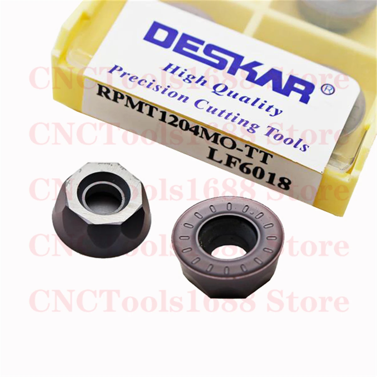 

DESKAR RPMT1003MO-TT RPMT1204MO-TT LF6018 Milling Blade CNC Steel\ Stainless\ Cast Iron Processing Carbide Inserts