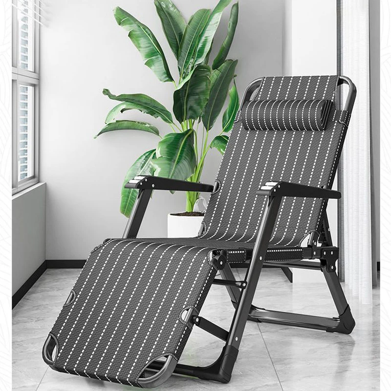 

Backrest Chair Easy Office Folding Bed Outdoor Beach Chair Nap Folding Bed